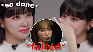 Listening to FIRE IN THE BELLY *will never be the same* after Chaewon's mistake