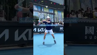 EMIL RUUSUVUORI Forehand in Slow-Motion 💥🎾 #Shorts #Tennis #Forehand