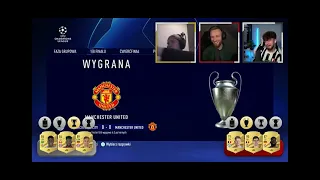 Szczera reakcja XflashX na wygraną Manchesteru United w lidze mistrzów (polecam podgłośnić na maksa)