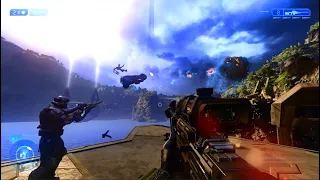 This lake is not a natural formation....Halo 2 Ultimate Tweaks Mod