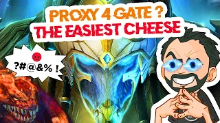 StarCraft 2 - PvZ - The EASIEST CHEESE: Proxy 4 Gates ! 🧀
