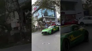 Mercedes AMG - GTR 🔥😍 | India | Hyderabad | #viral #shortsvideo #youtubeshorts #mercedesbenz #cars