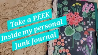 Junk Journal Flip Through - My current personal journal