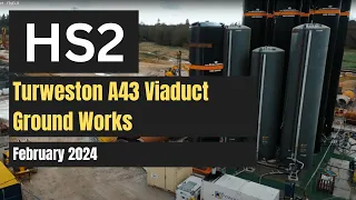 Exploring The Ground Works For The A43 Viaduct - flyDJI