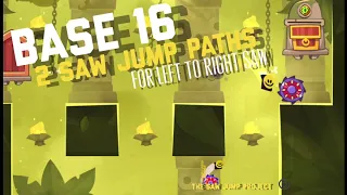 King of Thieves - Base 16 ( left to right saw paths tutorial )