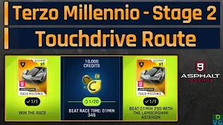 Asphalt 9 | Terzo Millennio Mega Event | Stage 2 - Touchdrive Route