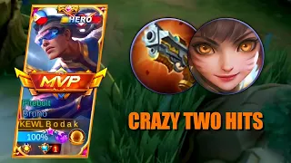 CRAZY TWO HITS BUILD  - BRUNO BUILD AND EMBLEM Mobile Legends Bang Bang