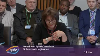 Health and Sport Committee - 19 November 2019