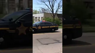 Emergency Sheriff Response, Lights And Siren In Springfield Ohio, JawTooth shorts