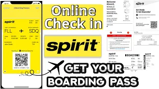 How Do I Get My Spirit Airlines Boarding Pass | Online Check-In | My Spirit Airlines Boarding Pass