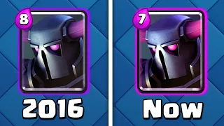 Pekka in 2016 vs Now - Clash Royale