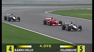 F1 Classic Battles -  2000 Indianapolis -  Schumacher vs Hakkinen vs Coulthard