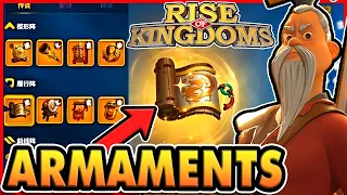 Armaments REVEALED in Rise of Kingdoms! EVERYTHING We Know!