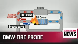 Joint probe team cites defects in EGR valve as main cause for spate of BMW fires in S. Korea