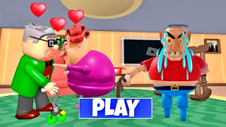 SECRET UPDATE | GRANDPA FALL IN LOVE WITH GRANDMA? OBBY ROBLOX #roblox #obby