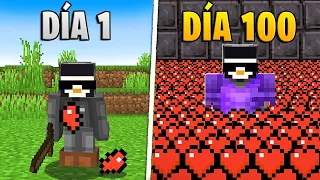 100 Días en Minecraft... Pero mi SALUD se Multiplica Cada Día | SB737 en Español