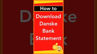 How to Download Danske Bank Statement in Denmark | Danske Bank Statement Denmark