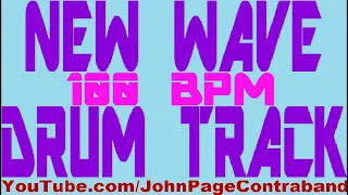 New Wave Drum Track 100 bpm Free Beat