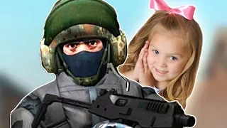CS:GO WITH MY DAUGHTER