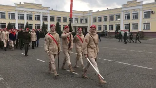 Сводная репетиция Омского военного гарнизона к параду 9 мая.