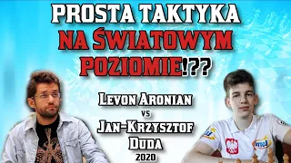 SMOK!? Słucham? - TAK! - to jest TAKTYKA na dwu - MECZ! || Levon Aronian vs Jan Krzysztof Duda, 2020