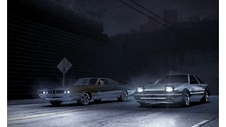 NFS Carbon - Angie Boss Battle - Toyota AE86 VS Dodge Charger R/T (Initial D Style)