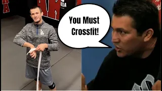 Champion Usman Nurmagomedov is late so he must crossfit