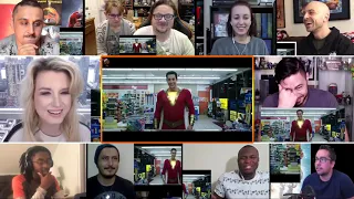 Shazam! Sneak Peek 2019 REACTIONS MASHUP