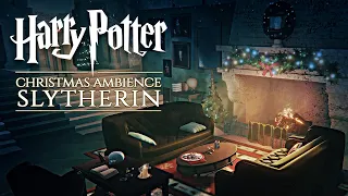 Slytherin ◈ Christmas Night at Hogwarts 🎄 Harry Potter inspired Holiday Ambience & Soft Music