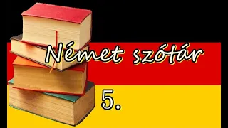 Német szótár 5