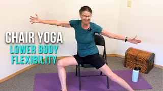 Chair Yoga for Lower Body Flexibility | 20-MIN Practice