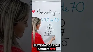 ❤️❤️ PORCENTAGEM COM VÍRGULA!! DICA INCRÍVEL!!