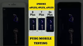 💯iPhone 8 Plus vs 7 Plus vs 6s Plus 🔥PUBG TEST in 2023 PUBG MOBILE TEST in 2023 #shortvideo #shorts