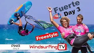 Day 3 – Freestyle – Fuerteventura – PWA World cup – 2019
