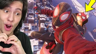 PULANDO DO MAIOR PRÉDIO COM O SPIDER-GATO!! (Spiderman Miles Morales #10)