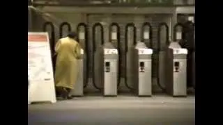 Paris Metro train rides 1988