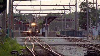 Electric Commuter Trains on the South Shore Line!