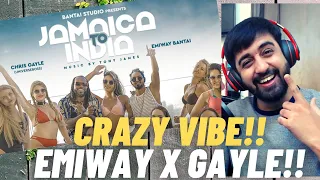 THE VIBE!! | EMIWAY BANTAI X CHRIS GAYLE - JAMAICA TO INDIA | TONY JAMES |#KatReactTrain | Reaction