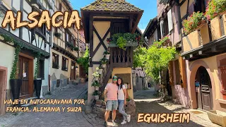 ALSACIA | Eguisheim y Riquewihr. Viaje en autocaravana por Francia, Alemania y Suiza