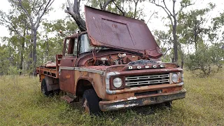 Will This Abandoned Dodge Farm Truck Run and Drive After Sitting for Over 25 Years