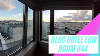 Bloc Hotel Gatwick Airport | Aspire Family Room Tour | Hotel Tour | Room No 644 | Runway View LGW