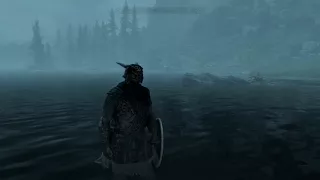 Skyrim: argonian goes swimming