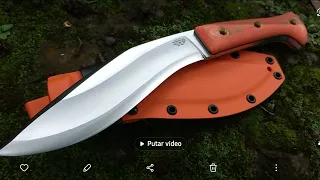 Beautiful tactical kukri knife making