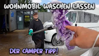 Beste Waschanlage für Wohnmobile? I Wohnmobil außen reinigen I So einfach geht es I Camper Tipp