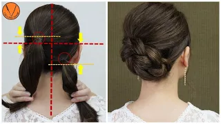 【updo hairstyles】Easy bun hairstyle // hair tutorial // chinon // hair stylist