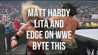 Matt Hardy Lita And Edge On Wwe Byte This