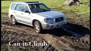 2004 Subaru Forester AWD vs Mud. Test