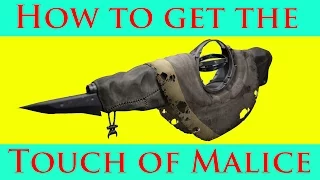 Destiny: How to get the Touch of Malice Tutorial! (Exotic Scout Rifle)