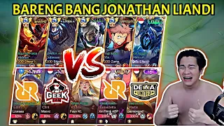 Bersama Bang Jonathan Liandi Kita Kalahkan Party Pro Player Ini (Geek Fam, Dewa United, Rrq)