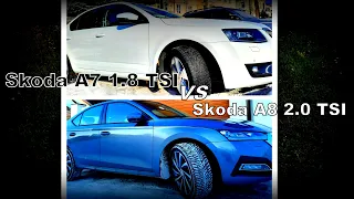 Skoda: A7 1.8 TSI vs A8 2.0 TSI (2022)